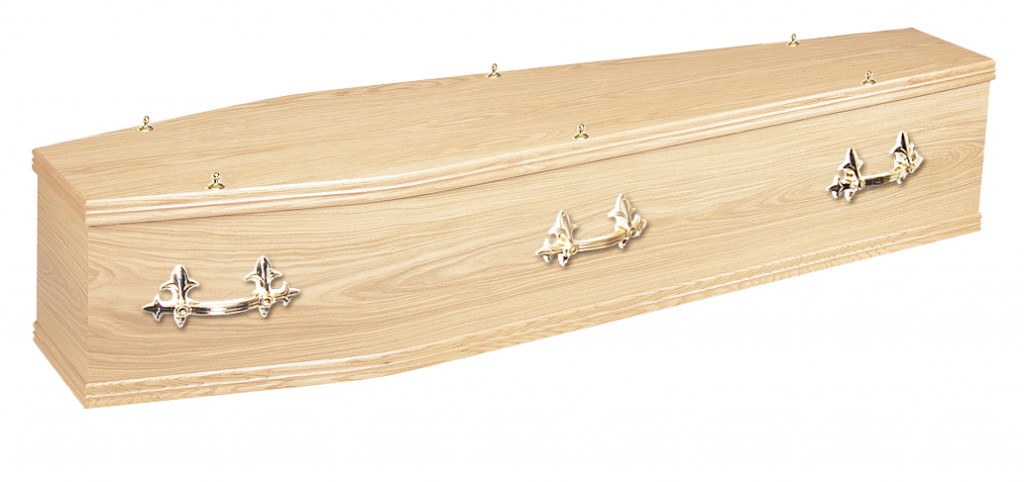The Chiltern Oak veneer coffin